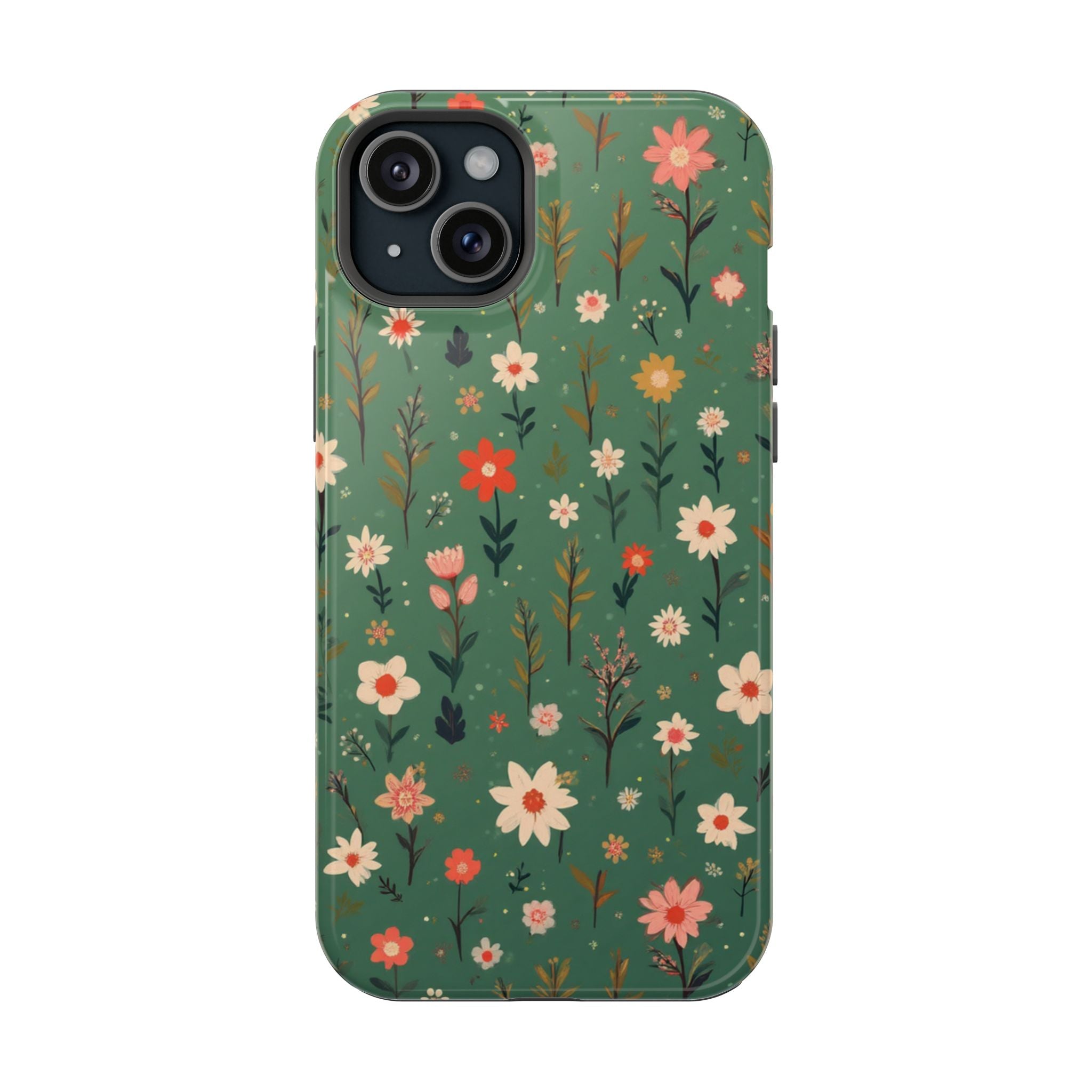 Floral Meadow Magnetic Impact-Resistant Phone Case