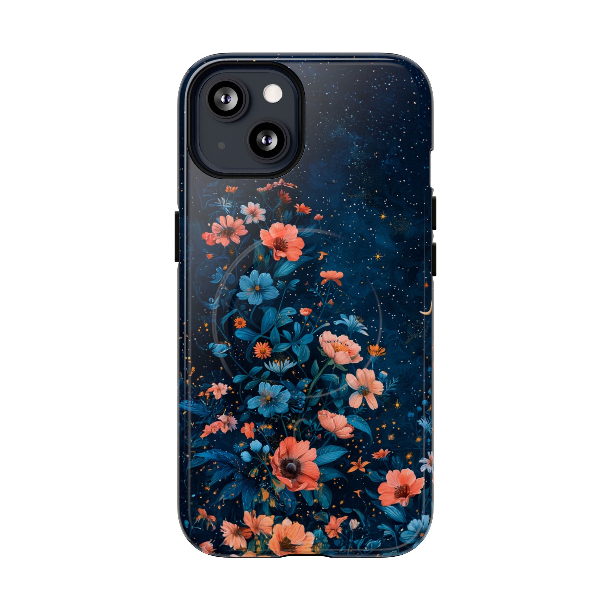 Floral Night Sky Tough Magnetic Phone Case