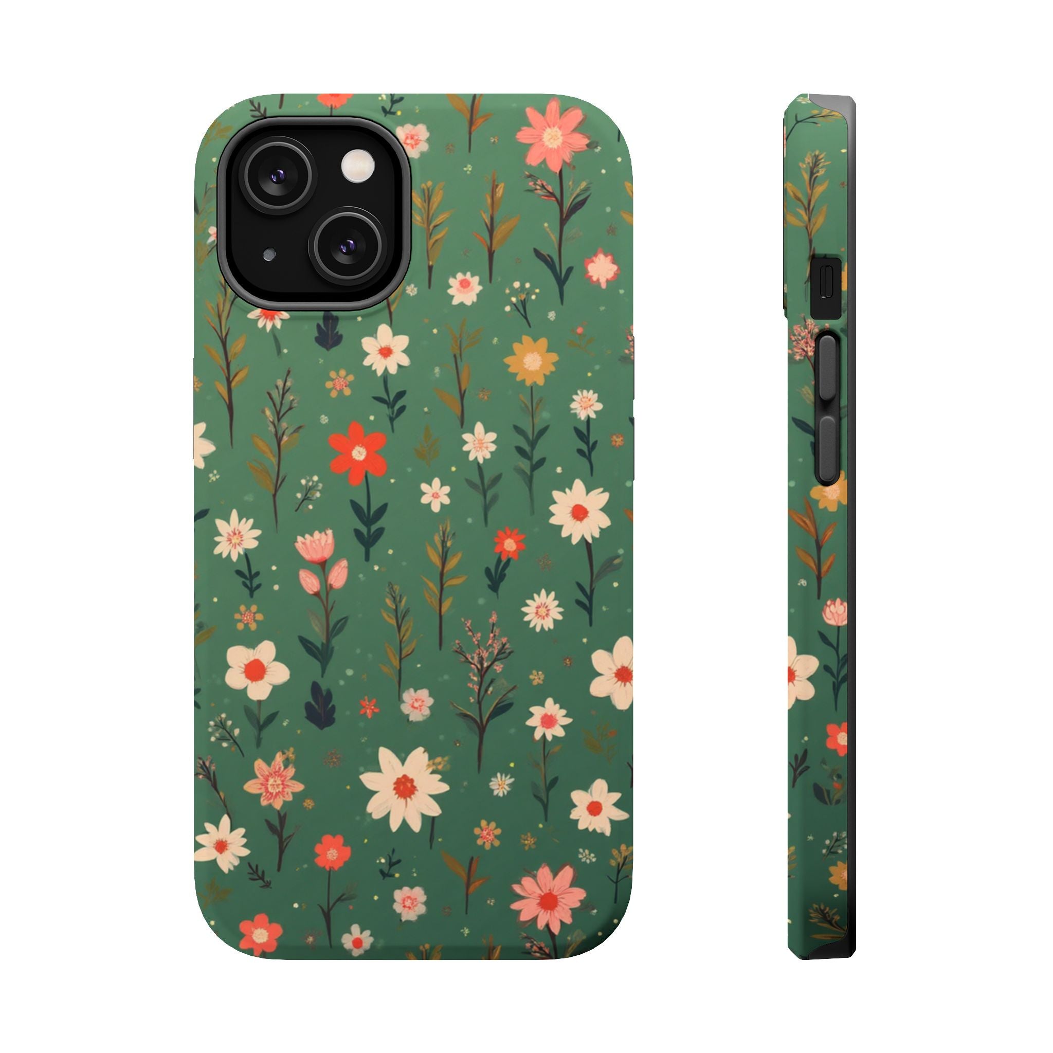 Floral Meadow Magnetic Impact-Resistant Phone Case