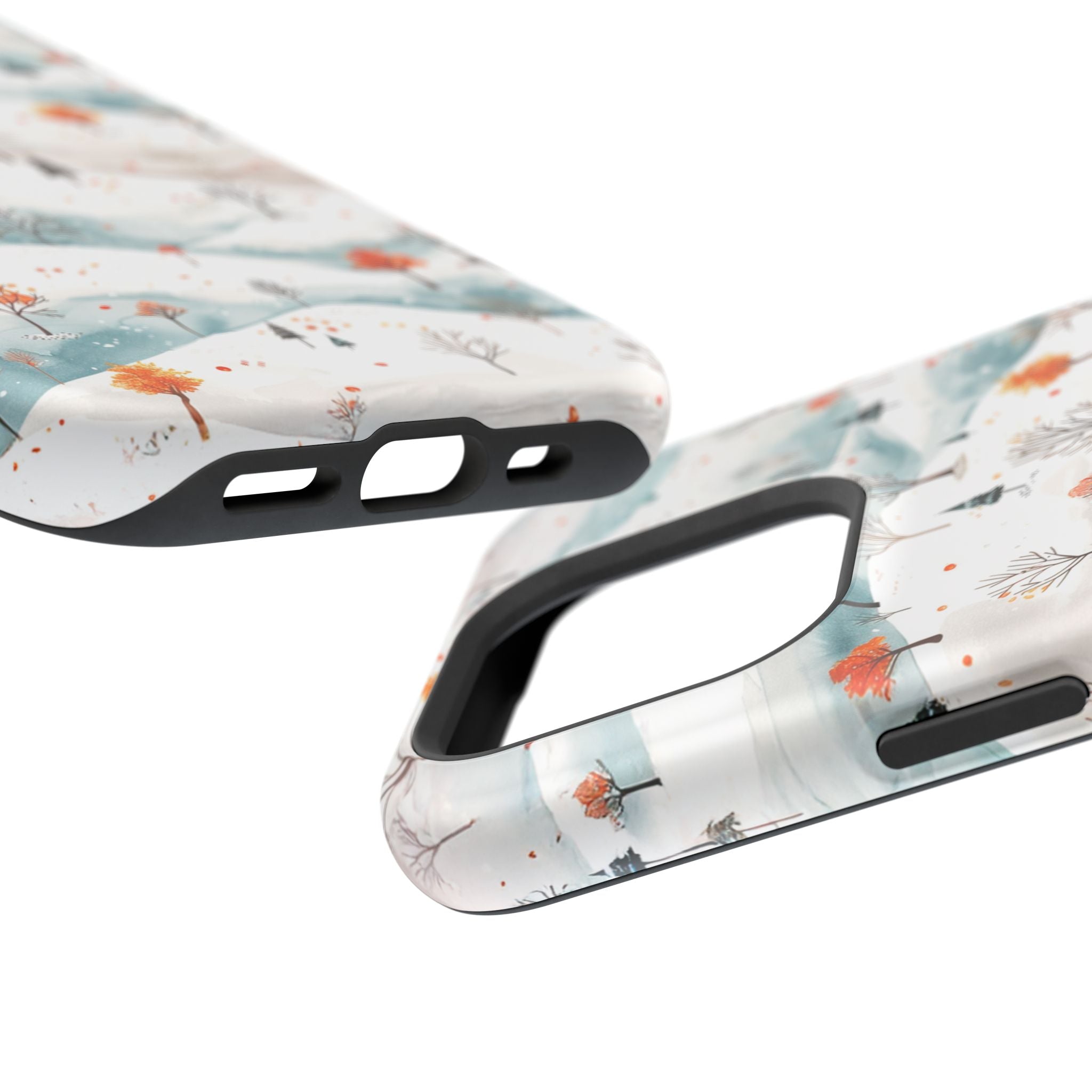 Winter Woodland Magnetic Phone Case — Impact-Resistant MagSafe-Compatible