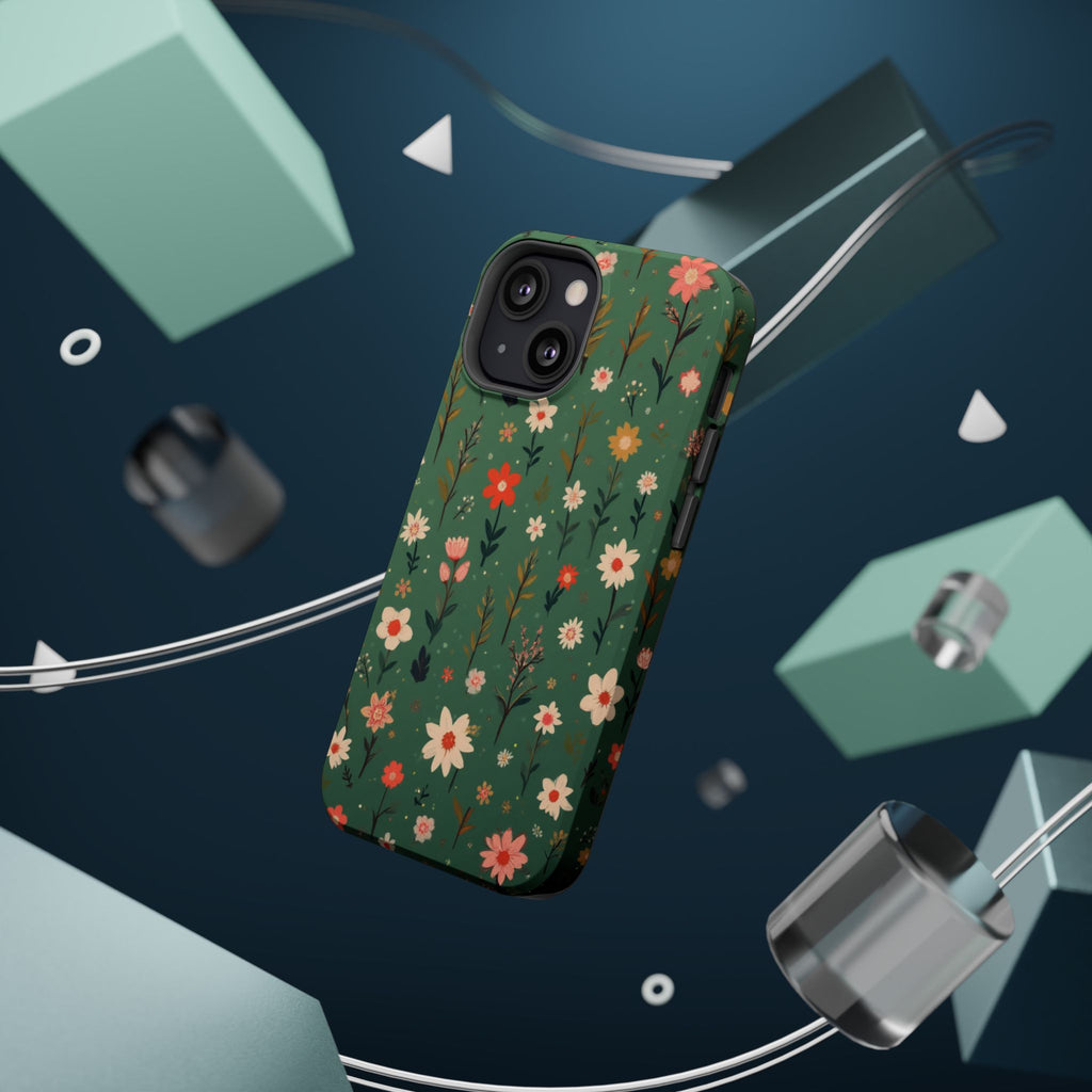 Floral Meadow Magnetic Impact-Resistant Phone Case