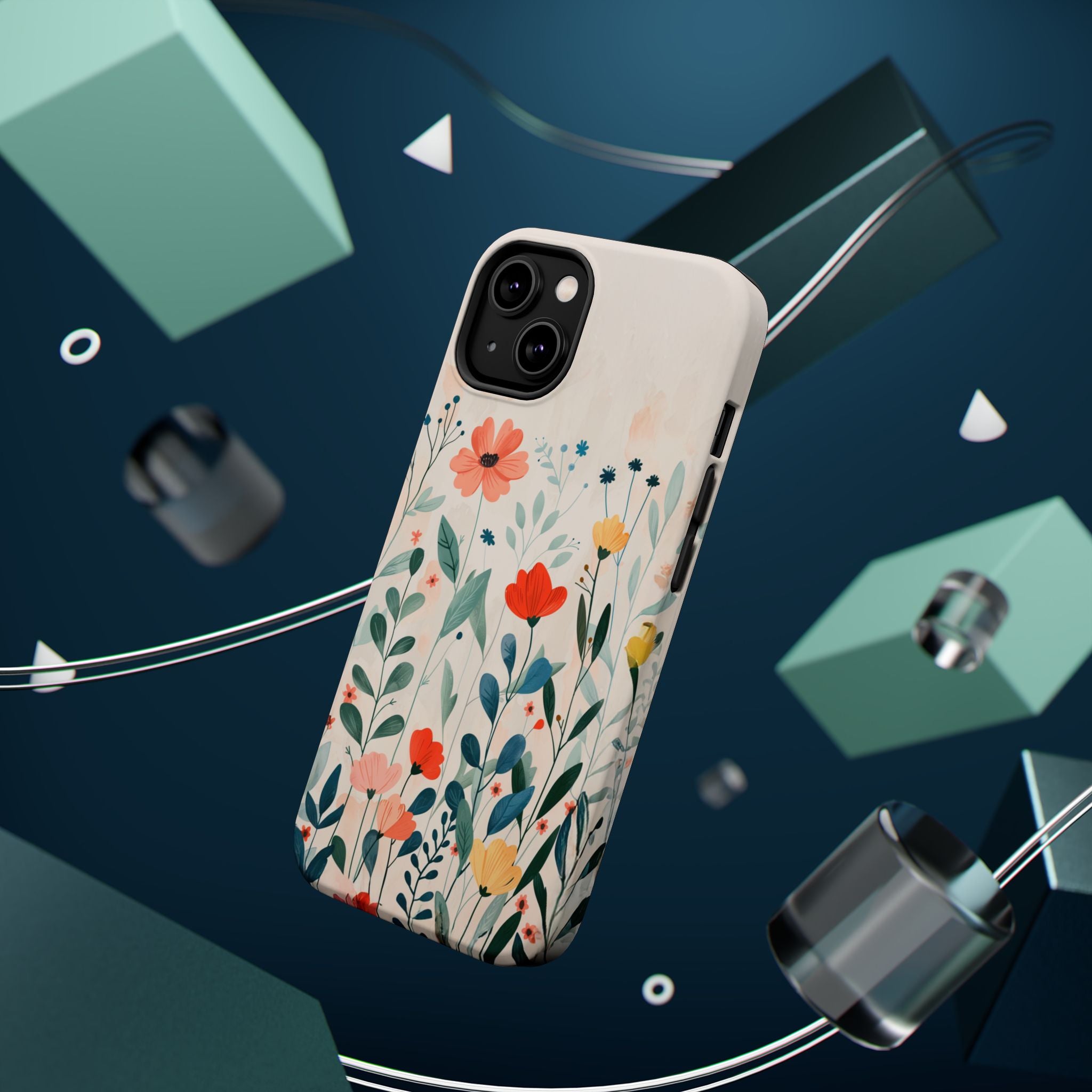 Floral Garden Magnetic Impact-Resistant Phone Case