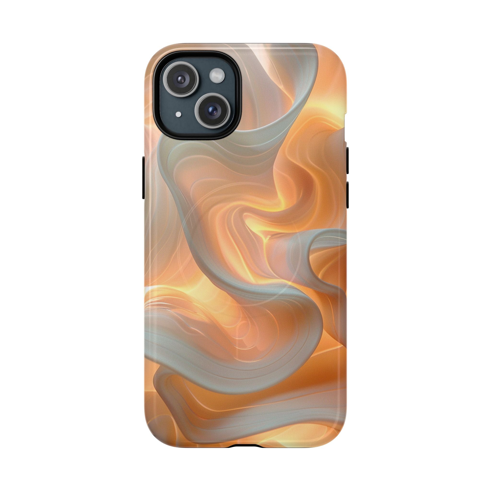 Marbled Amber Swirl Tough Magnetic Case