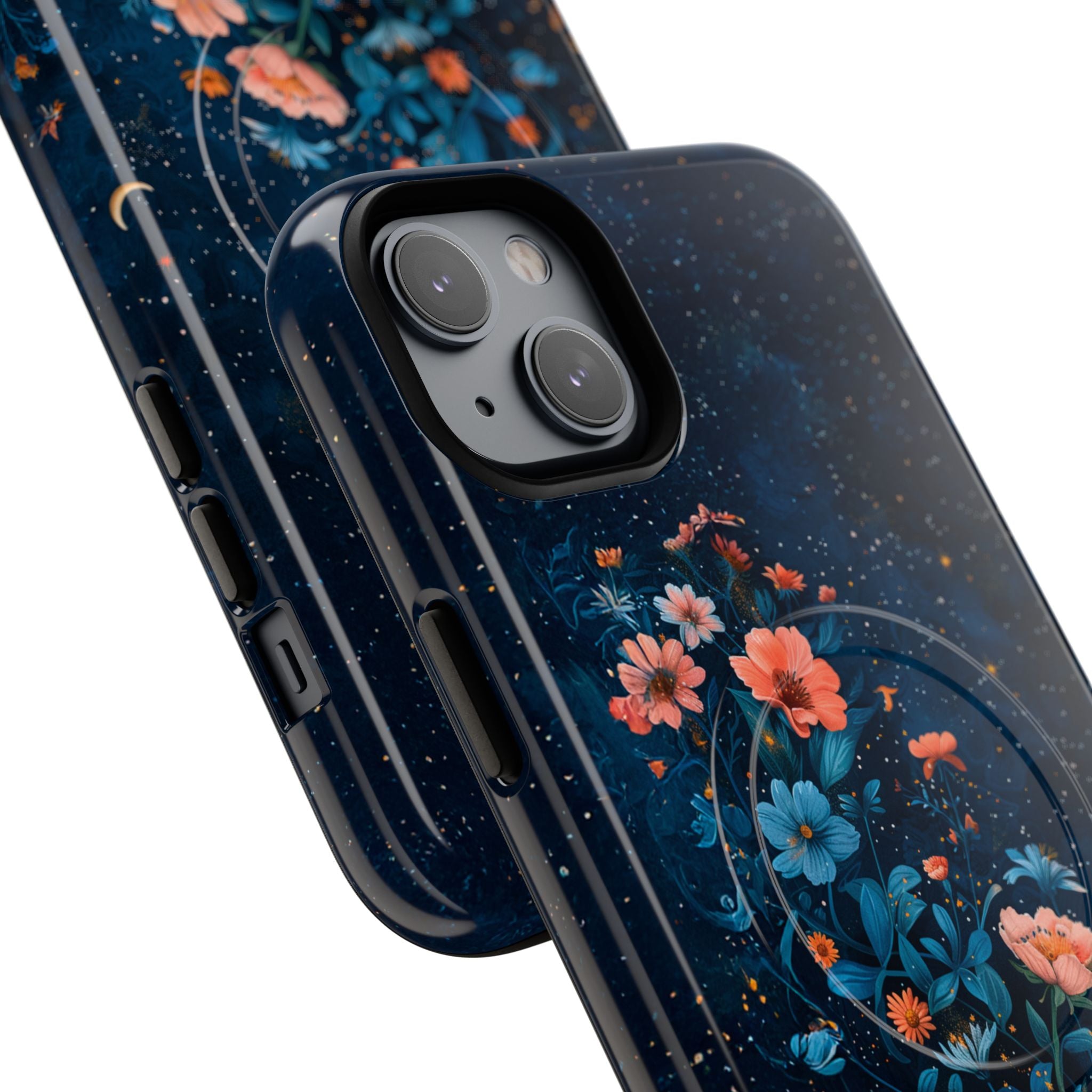 Floral Night Sky Tough Magnetic Phone Case