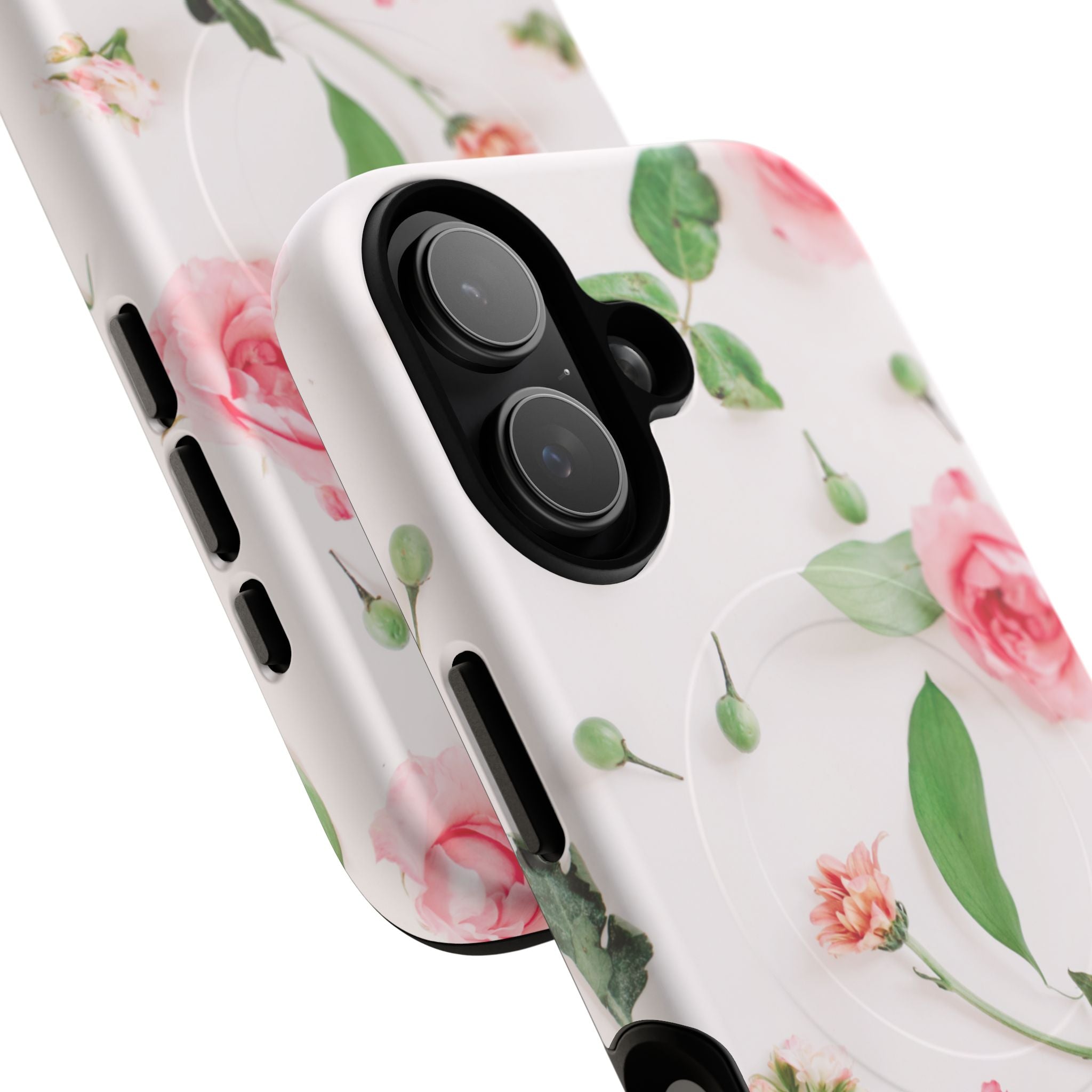 Floral Rose Tough Magnetic Phone Case
