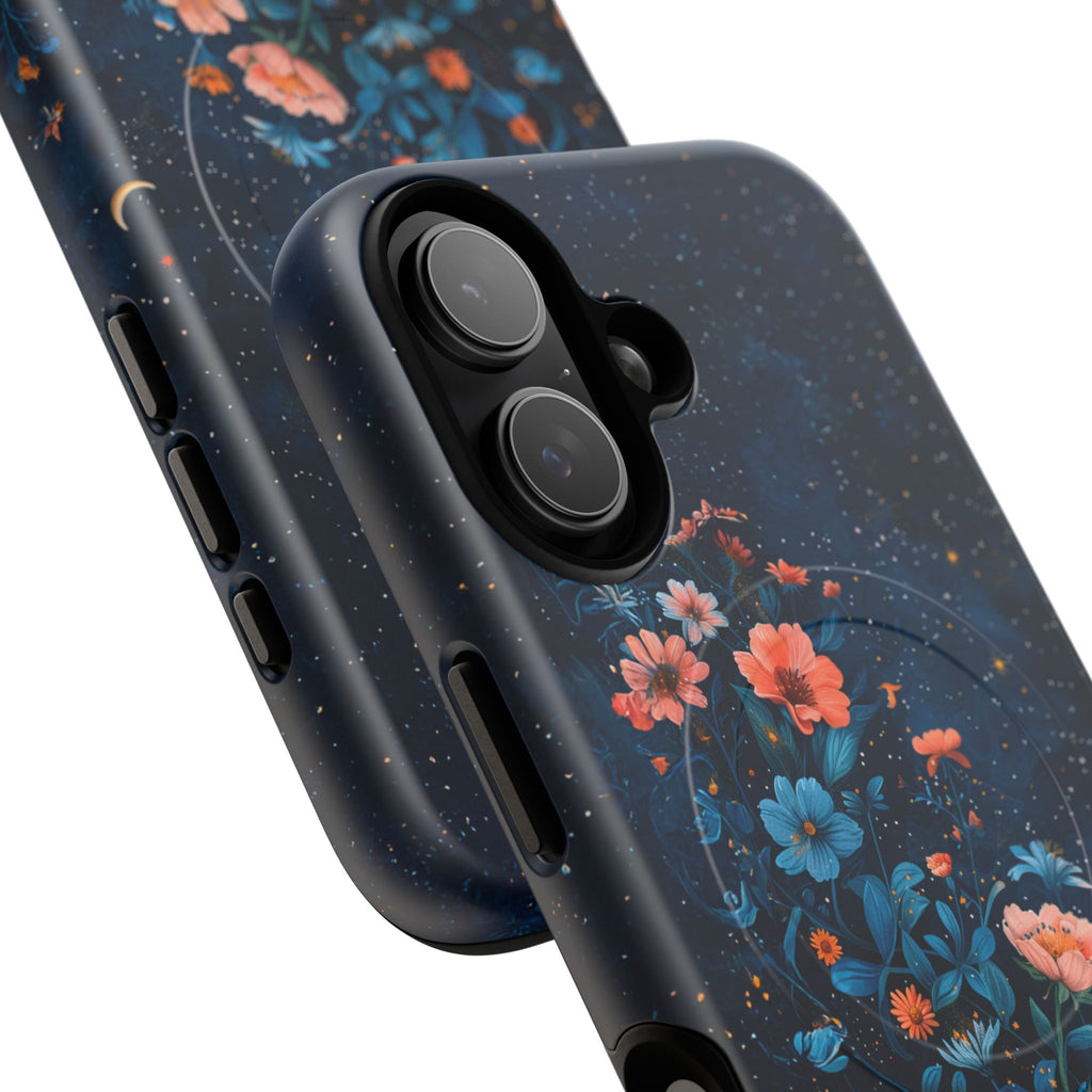 Floral Night Sky Tough Magnetic Phone Case
