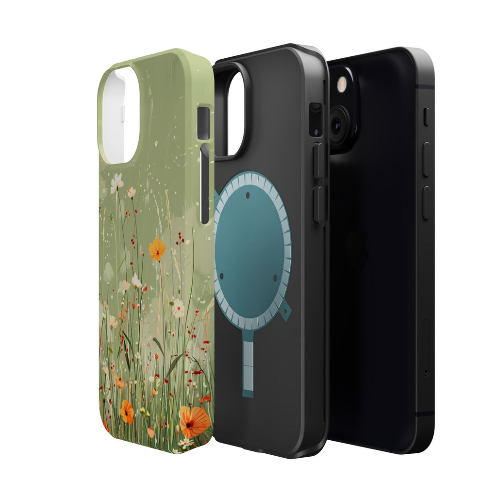 Floral Meadow Magnetic Impact-Resistant Phone Case