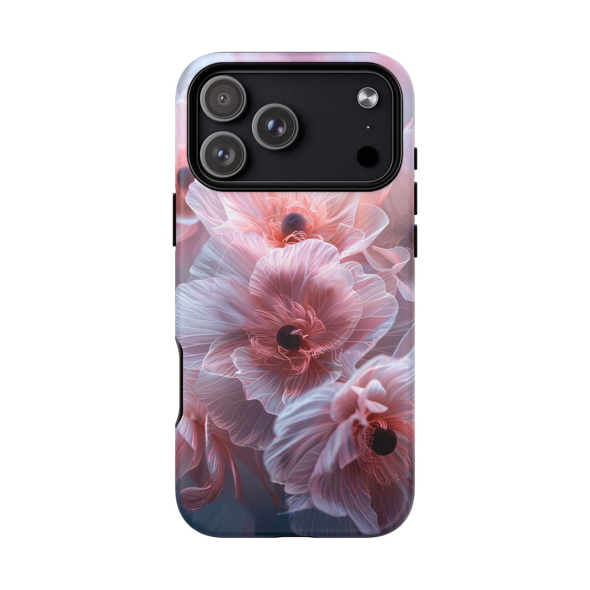 Floral Dream Tough Magnetic Phone Case — Pink Soft Petal Design