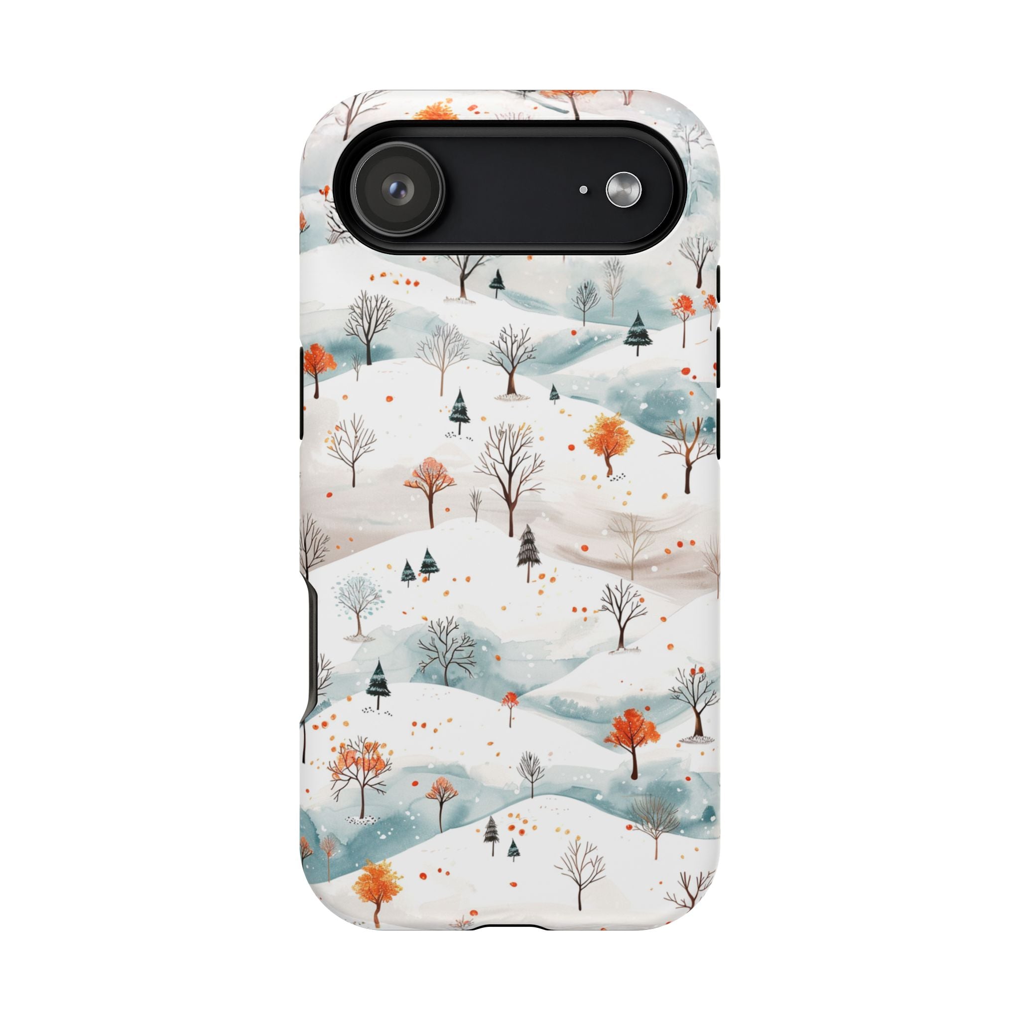 Winter Woodland Magnetic Phone Case — Impact-Resistant MagSafe-Compatible