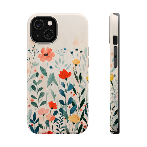 Floral Garden Magnetic Impact-Resistant Phone Case
