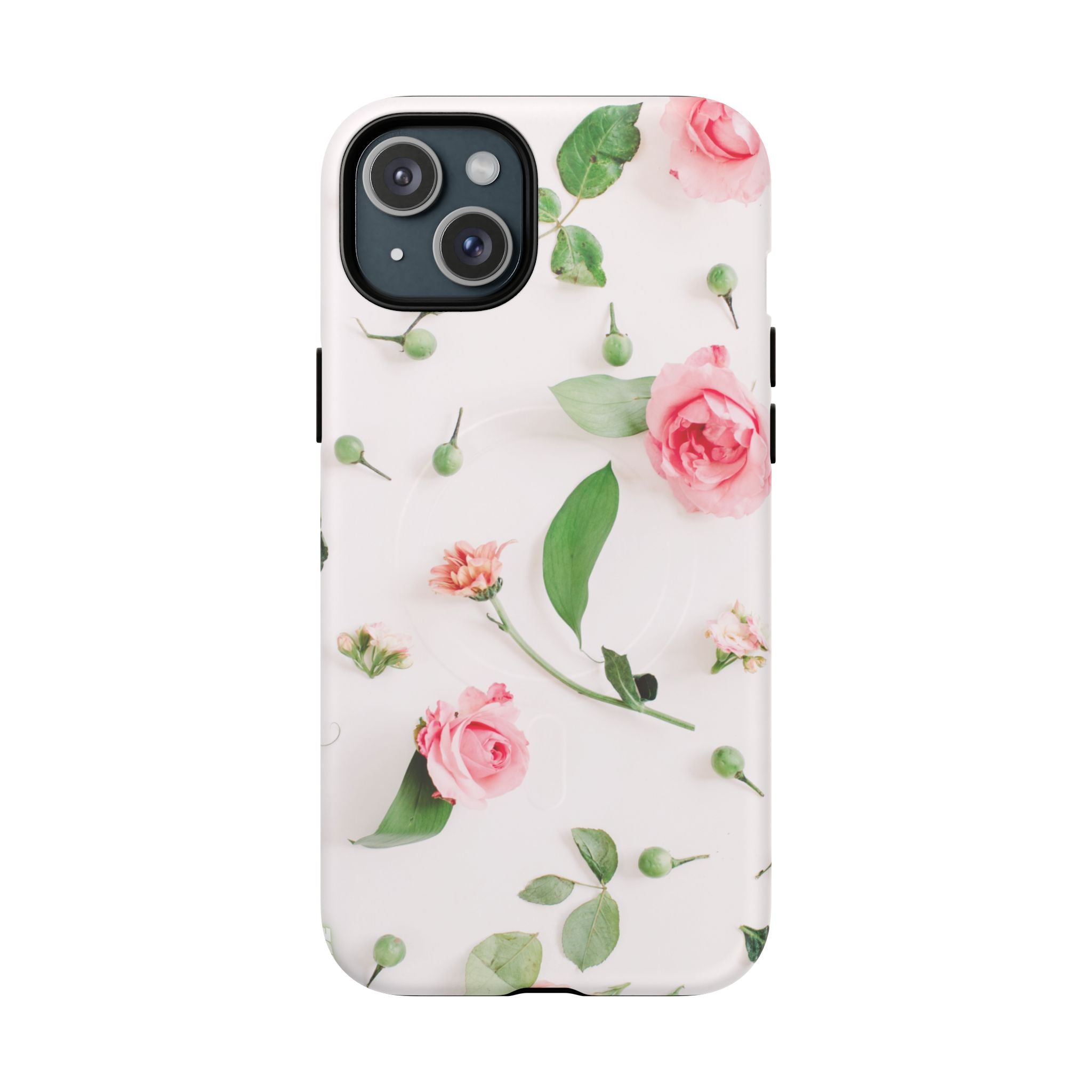 Floral Rose Tough Magnetic Phone Case
