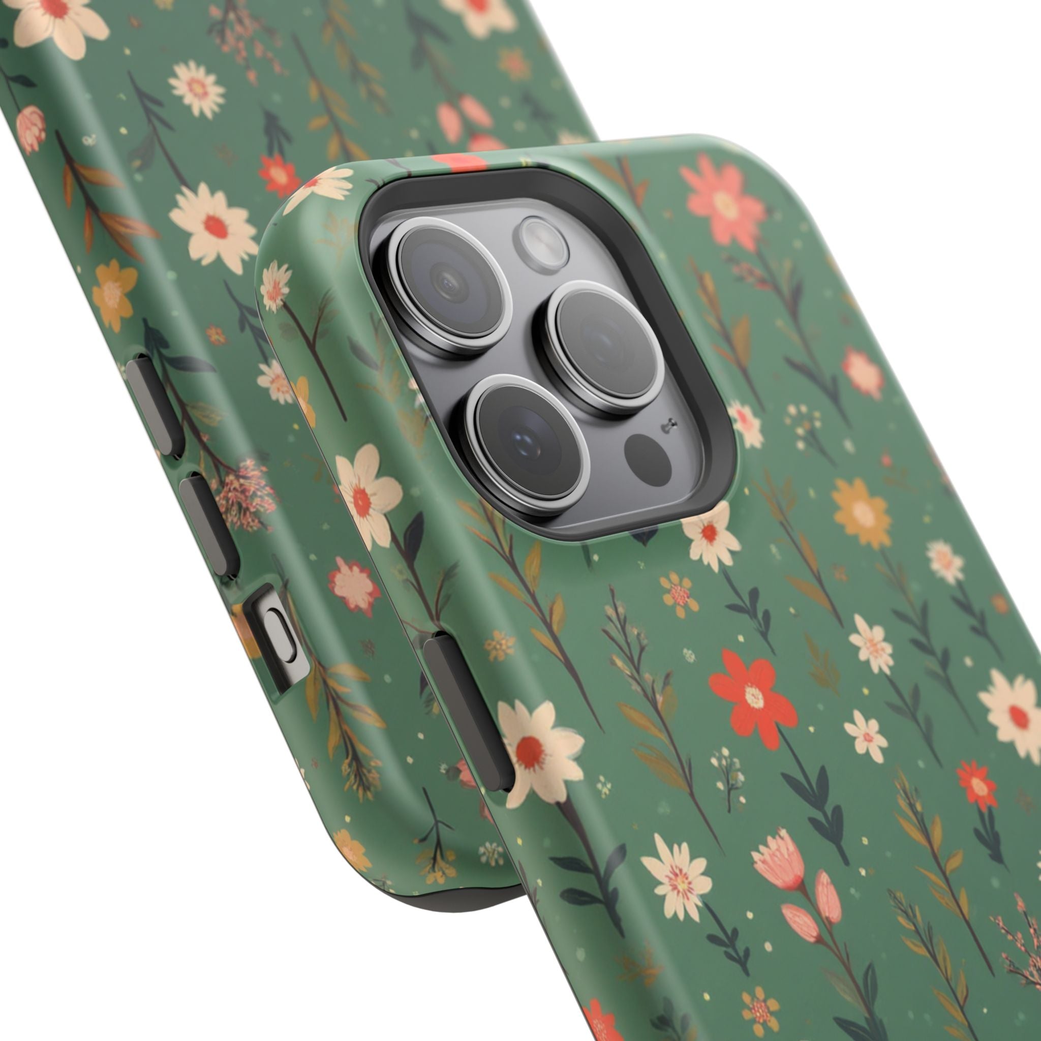 Floral Meadow Magnetic Impact-Resistant Phone Case