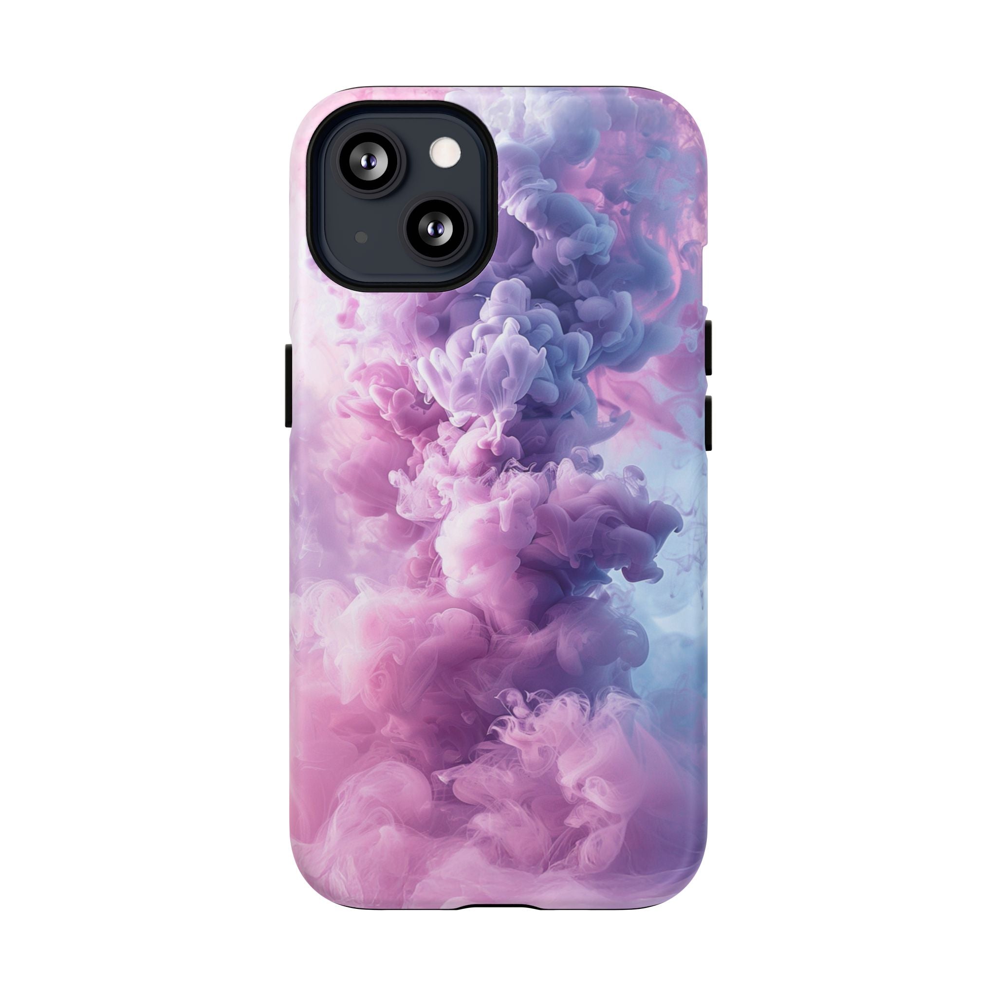 Magnetic Tough Phone Case — Pink & Purple Cloud Smoke Design