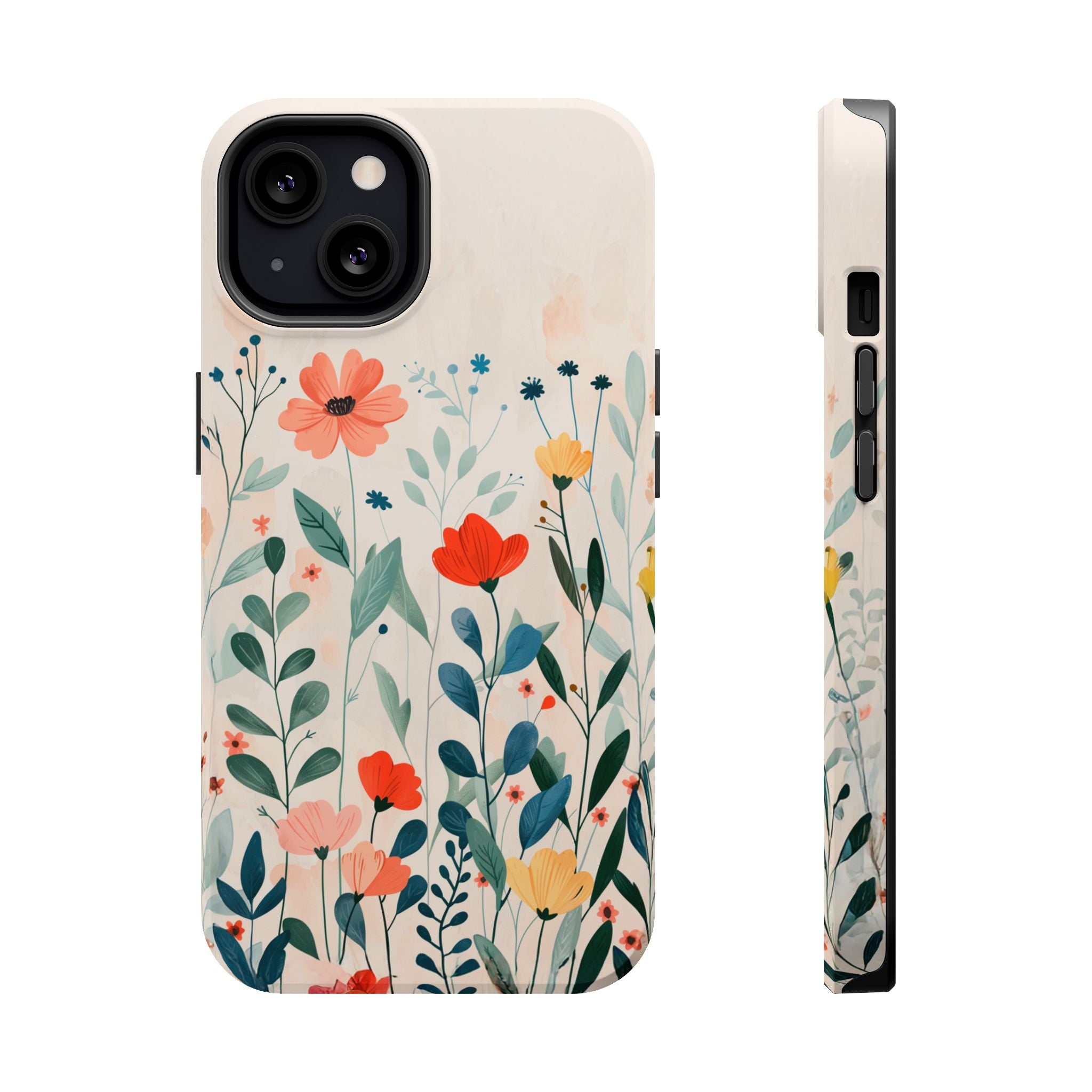 Floral Garden Magnetic Impact-Resistant Phone Case