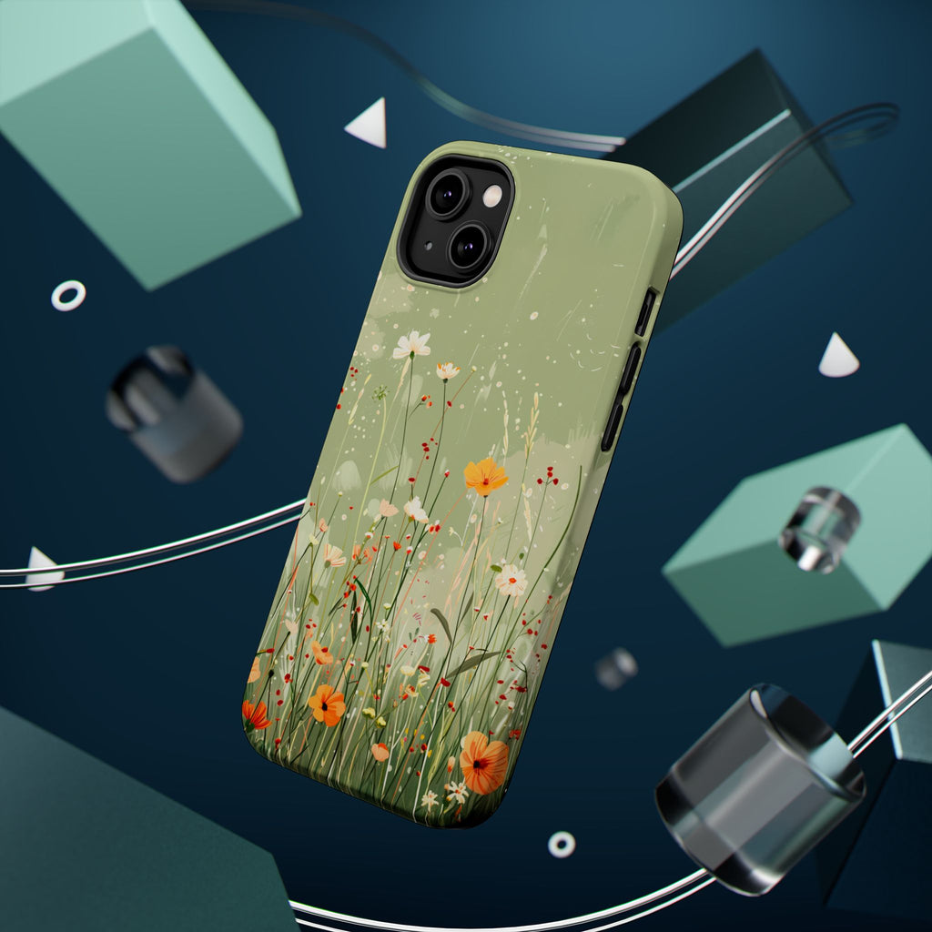 Floral Meadow Magnetic Impact-Resistant Phone Case