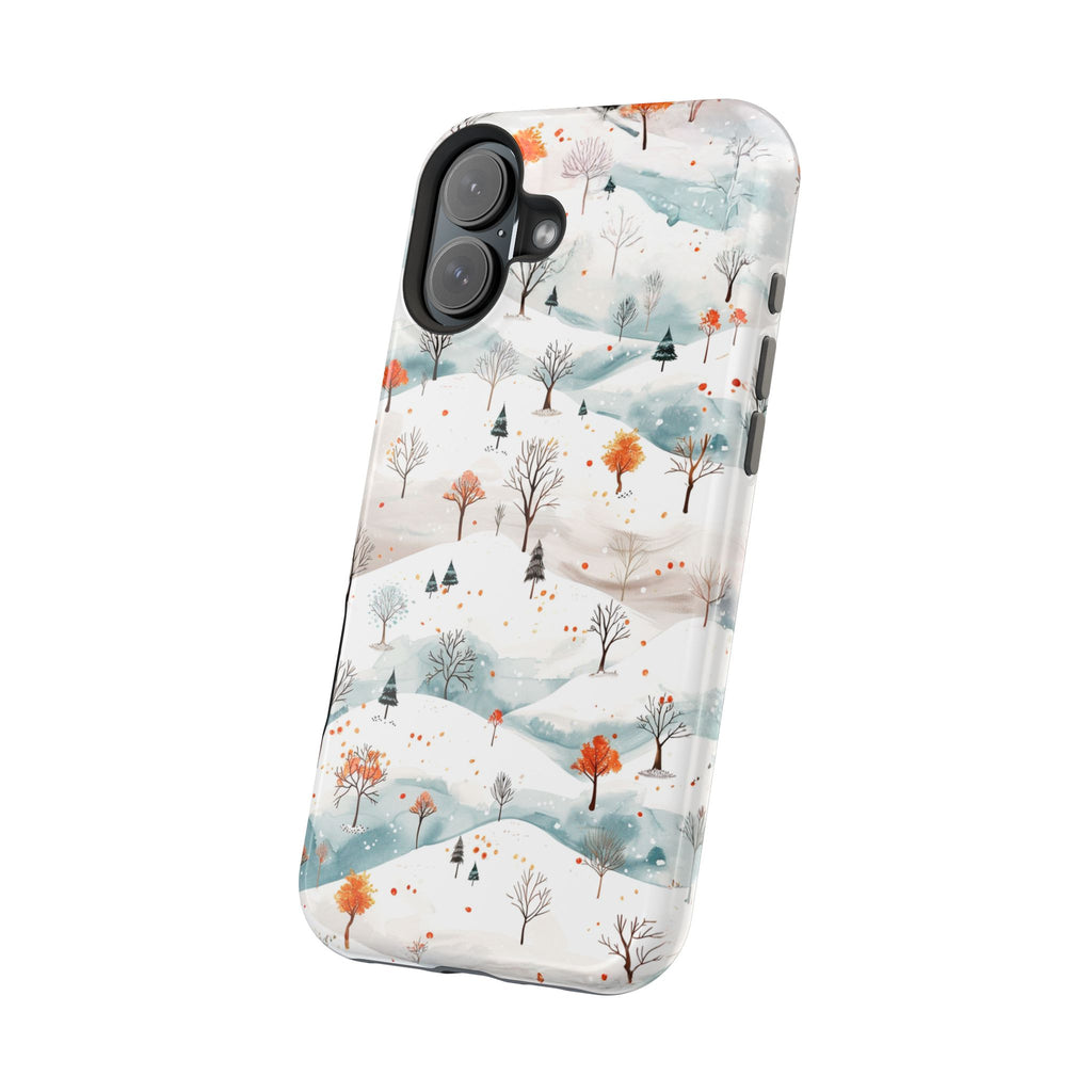 Winter Woodland Magnetic Phone Case — Impact-Resistant MagSafe-Compatible