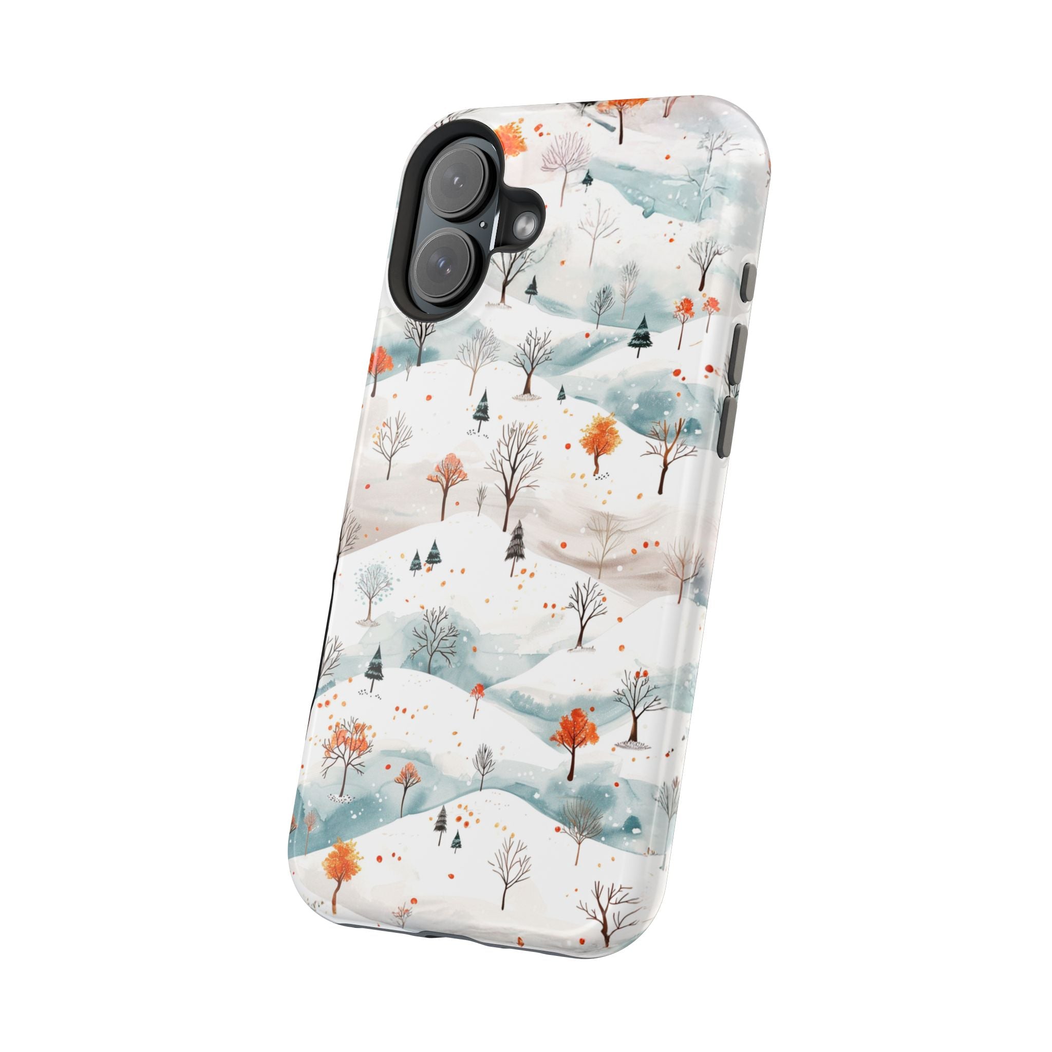 Winter Woodland Magnetic Phone Case — Impact-Resistant MagSafe-Compatible