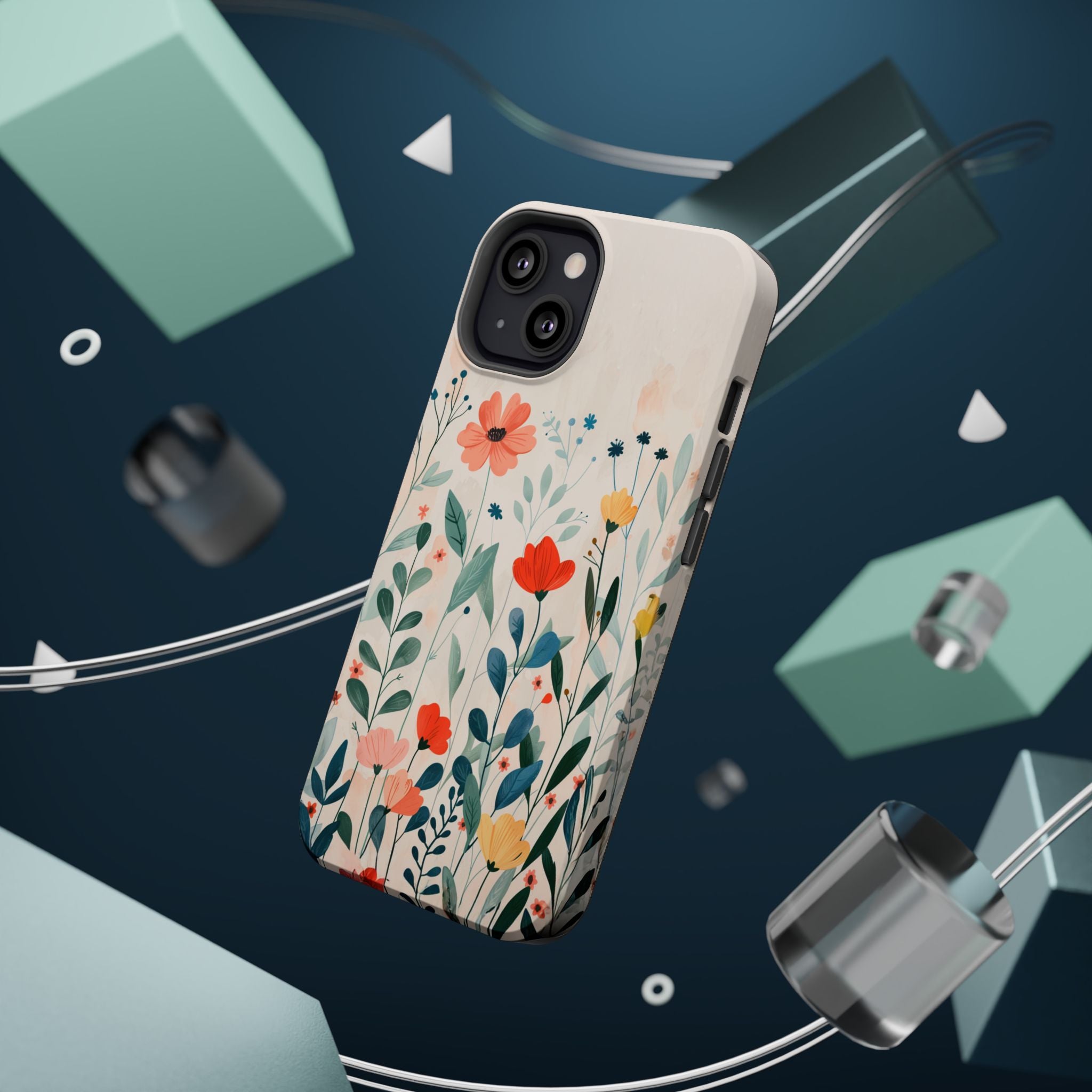 Floral Garden Magnetic Impact-Resistant Phone Case