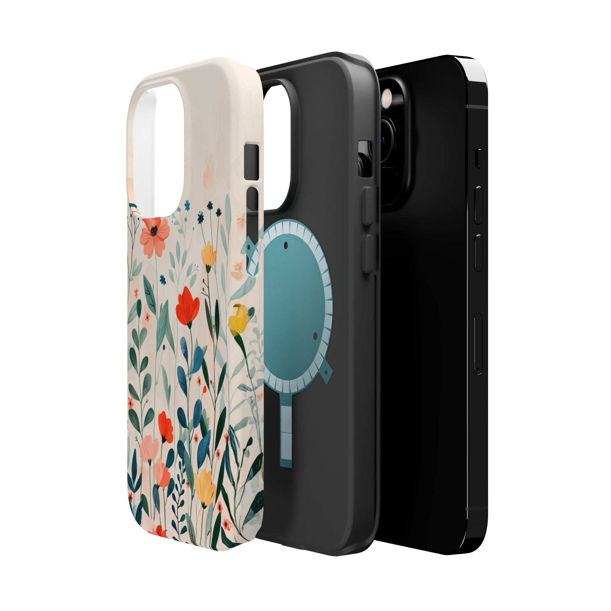 Floral Garden Magnetic Impact-Resistant Phone Case