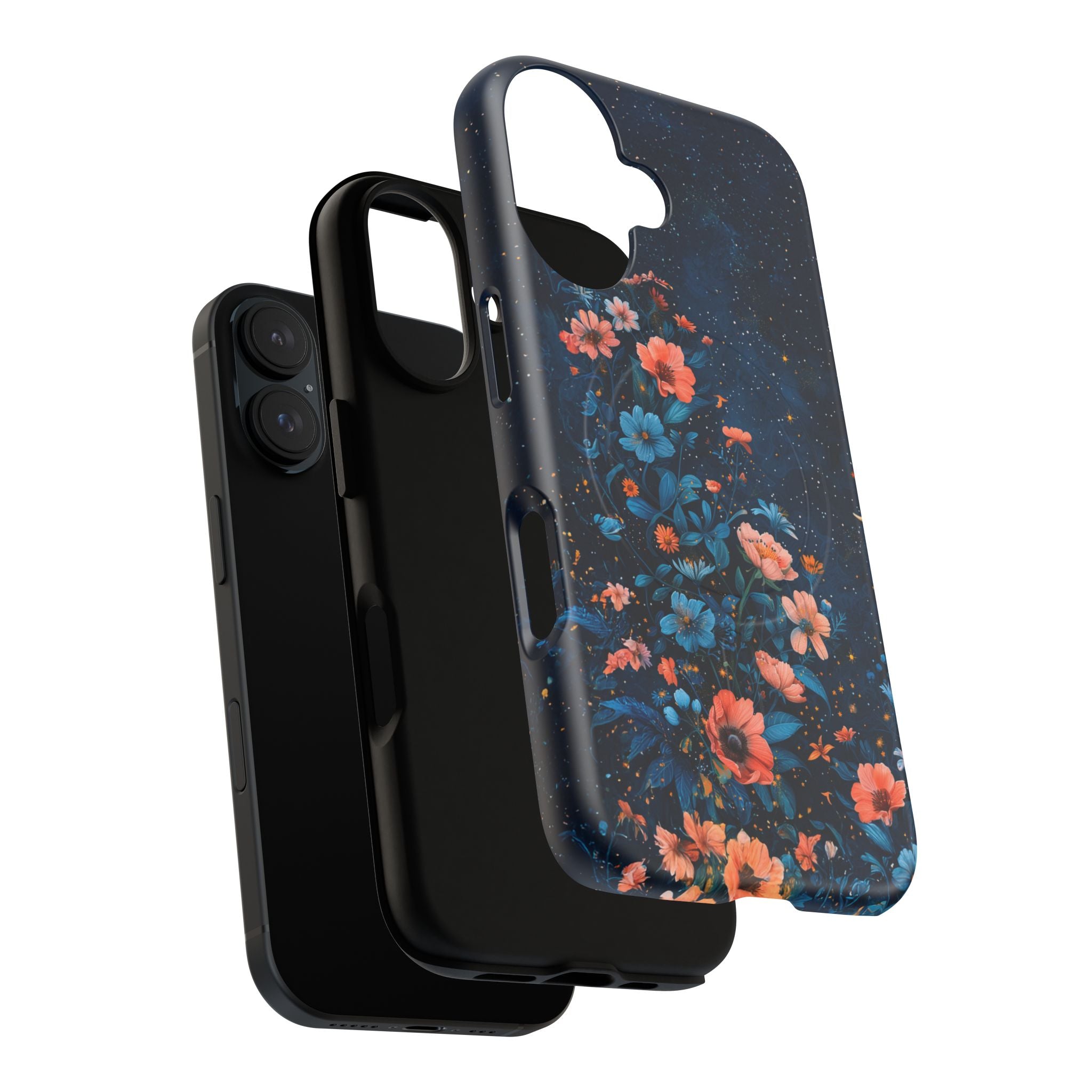 Floral Night Sky Tough Magnetic Phone Case