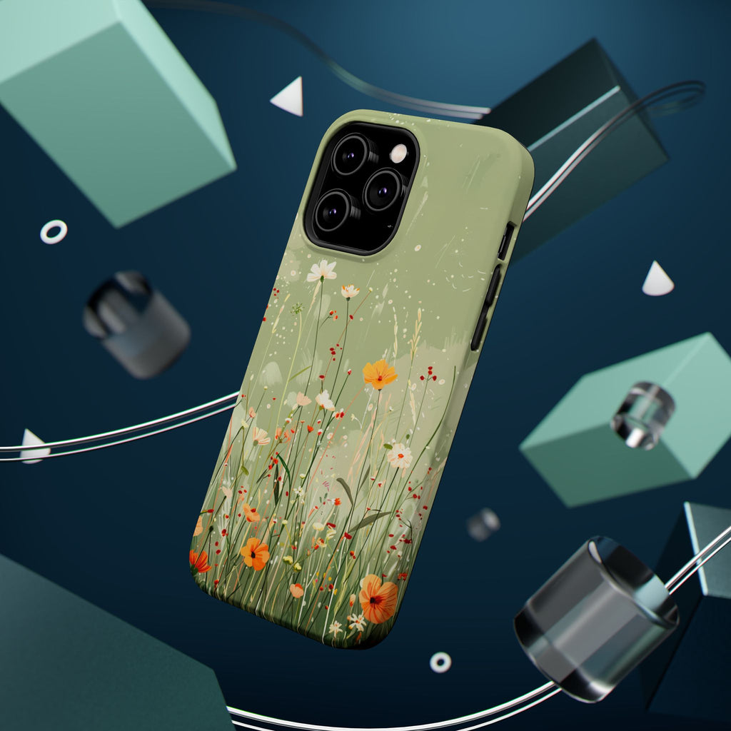 Floral Meadow Magnetic Impact-Resistant Phone Case