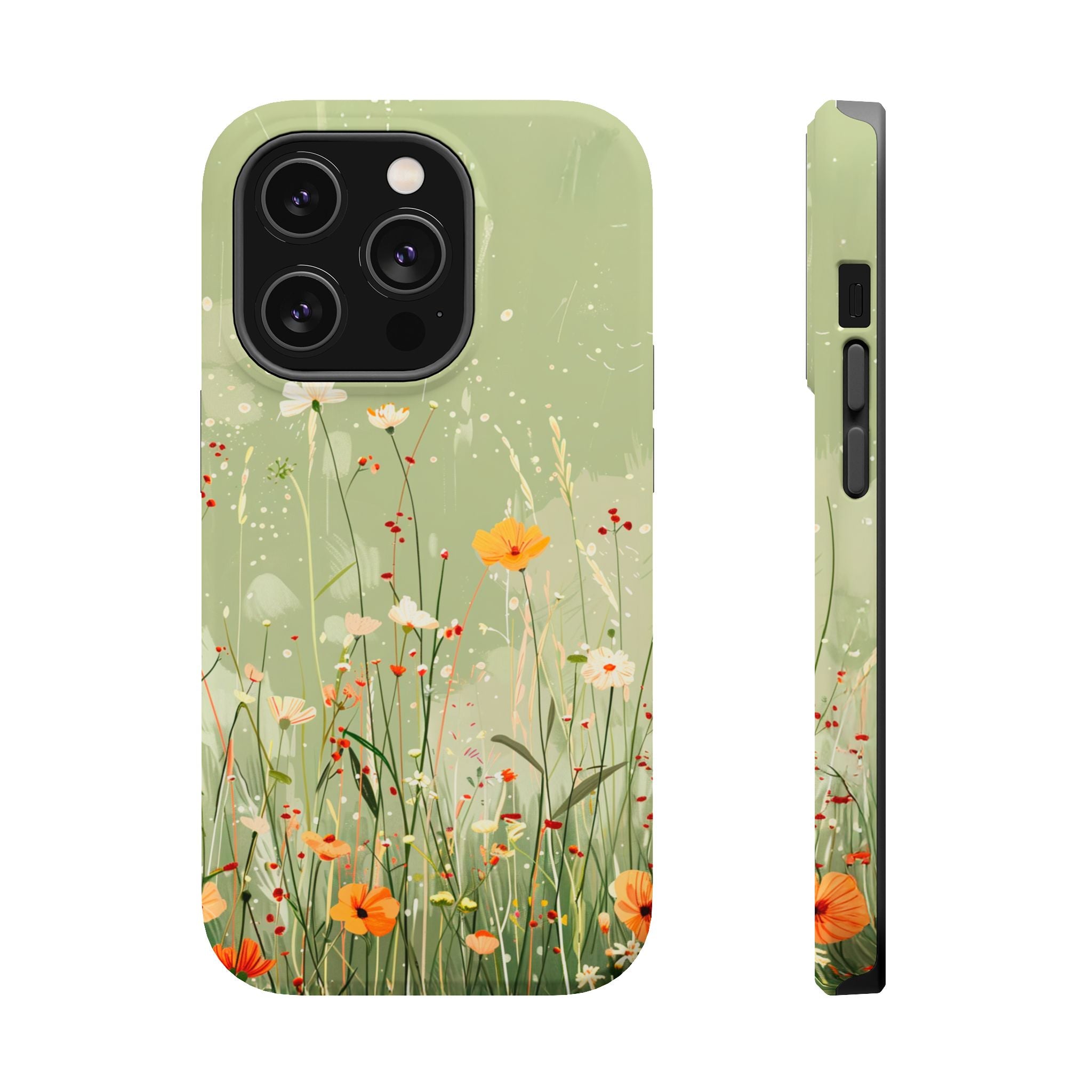 Floral Meadow Magnetic Impact-Resistant Phone Case