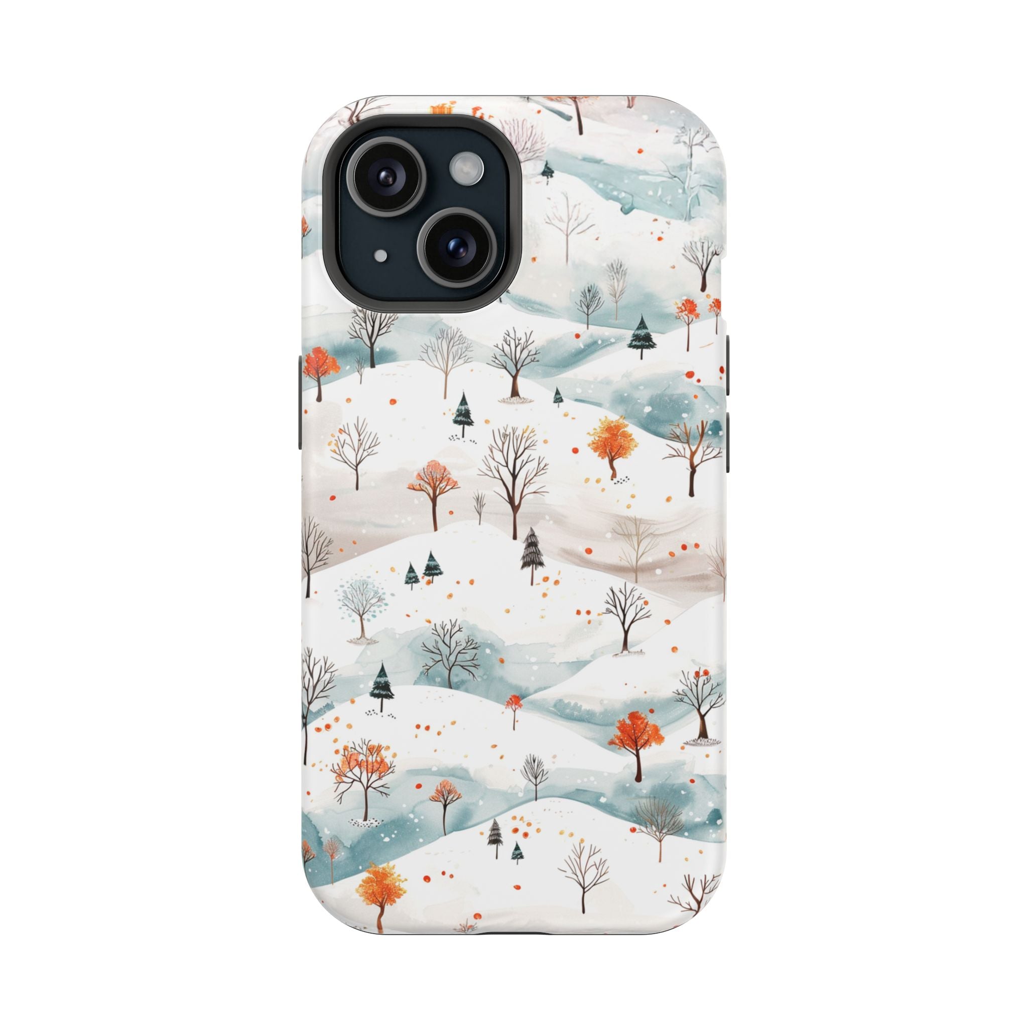 Winter Woodland Magnetic Phone Case — Impact-Resistant MagSafe-Compatible