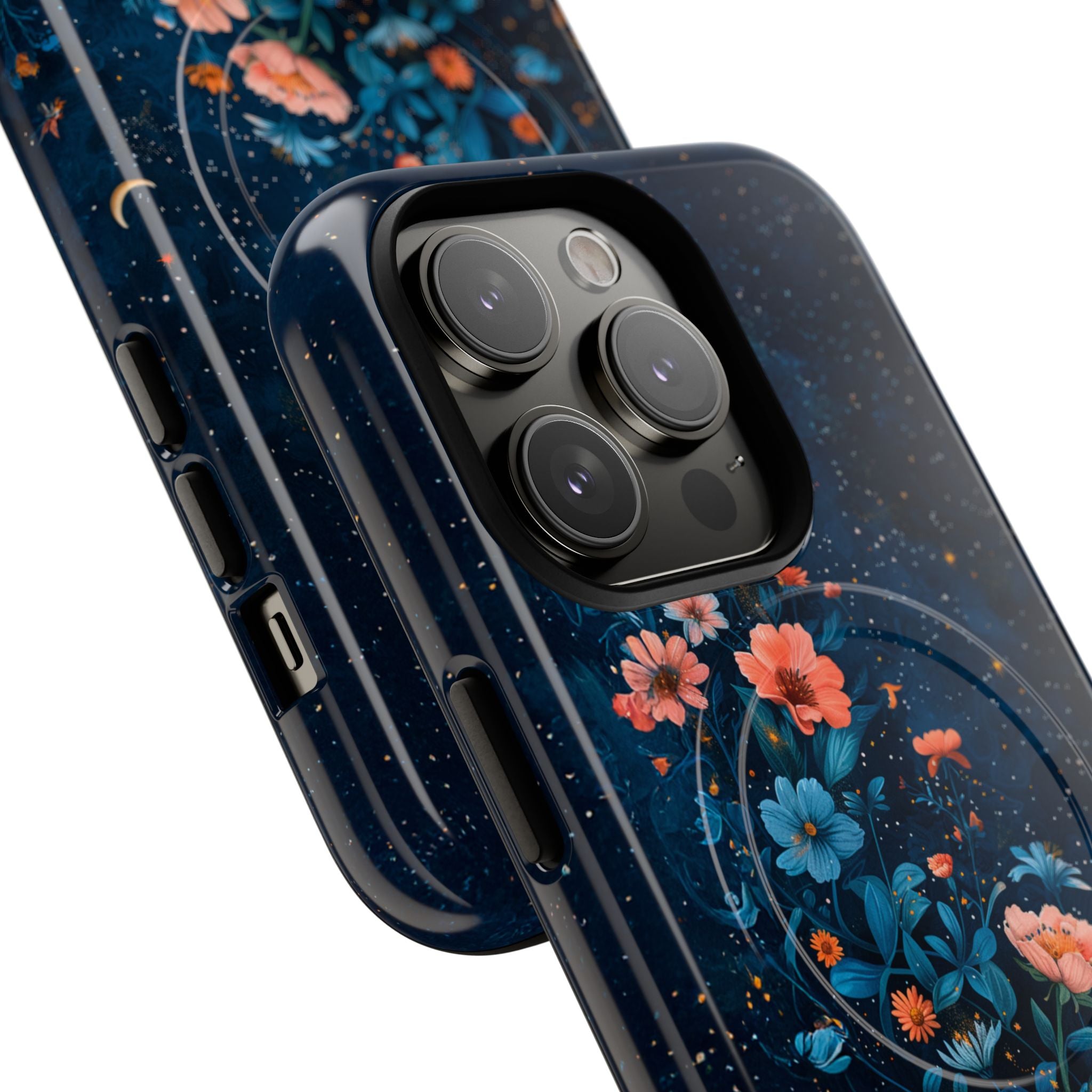 Floral Night Sky Tough Magnetic Phone Case