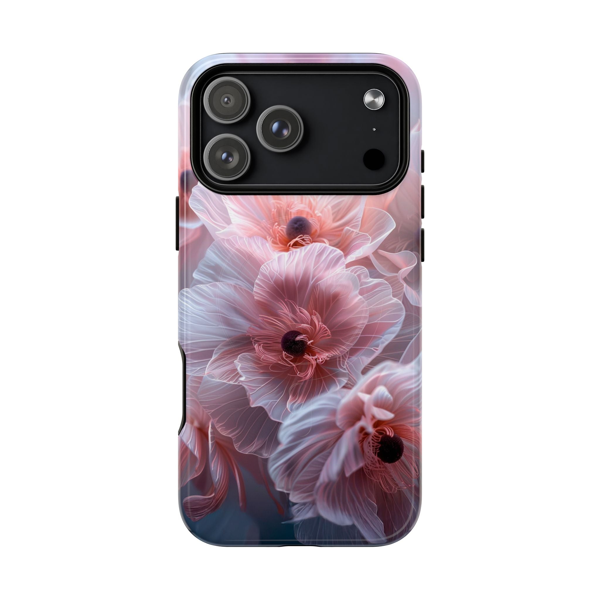 Floral Dream Tough Magnetic Phone Case — Pink Soft Petal Design