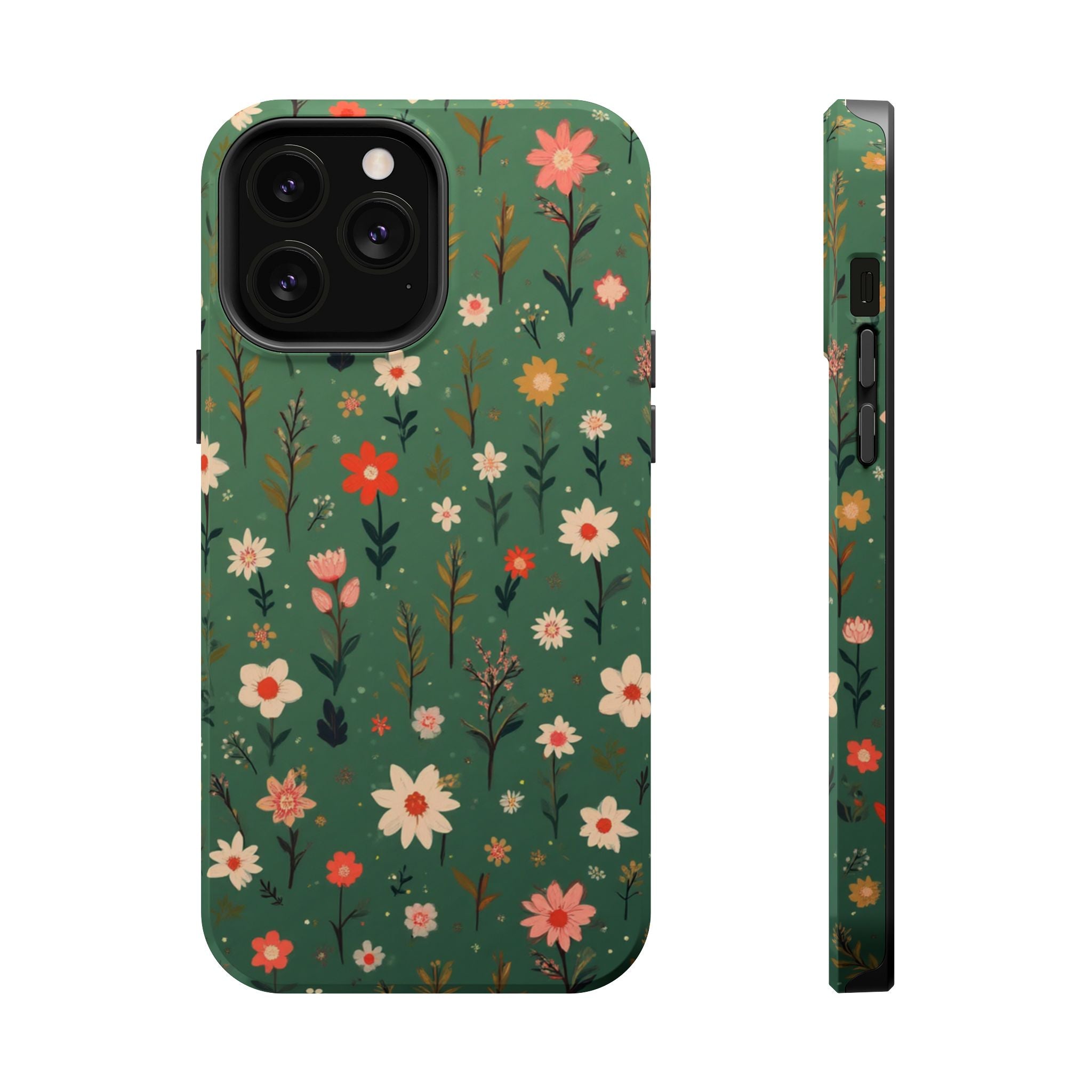 Floral Meadow Magnetic Impact-Resistant Phone Case