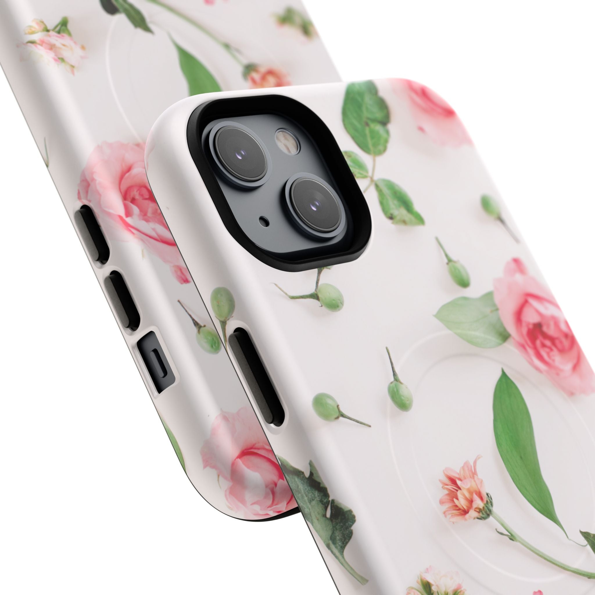 Floral Rose Tough Magnetic Phone Case
