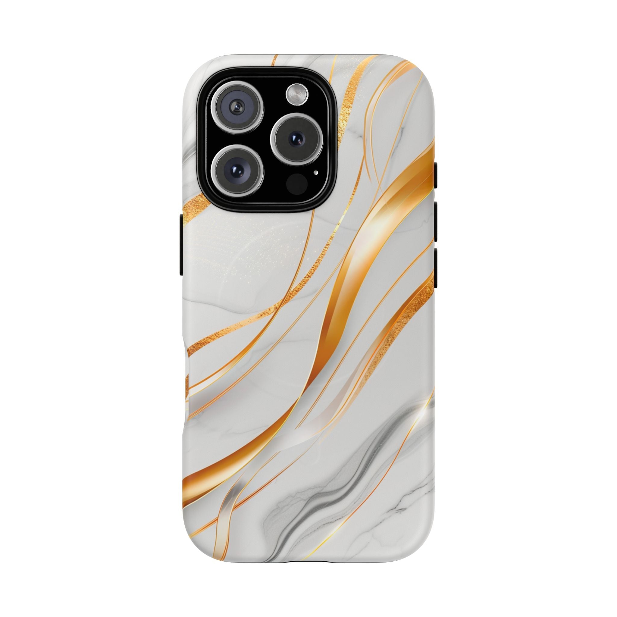 Marble Gold Wave Tough Magnetic Phone Case
