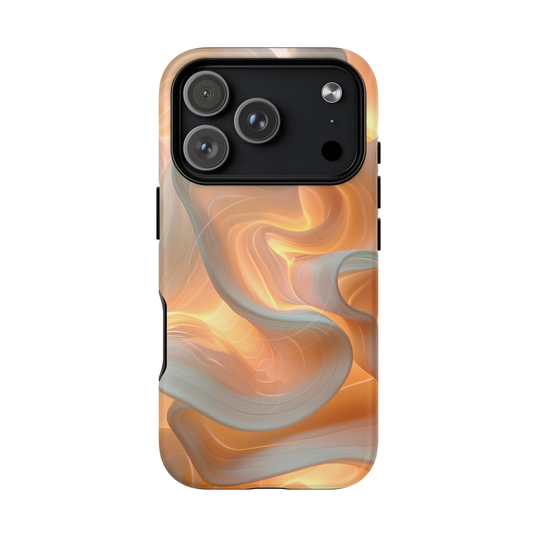 Marbled Amber Swirl Tough Magnetic Case